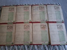 Joblot Eight Albums for Park Drive Cigarette Cards All Different
