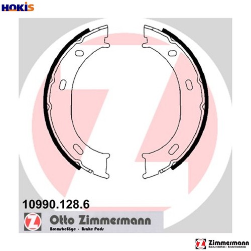 Brake shoe set parking - set,