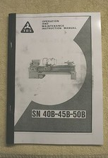 TOS SN40B/45B/50B Lathe Manual (World Post)