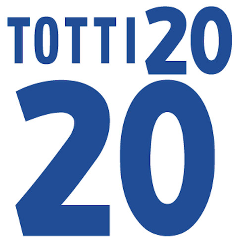 Italy totti nameset 2000 - totti,