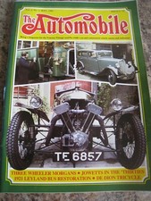THE AUTOMOBILE MAY 1984 THREE WHEELER MORGANS JOWETTS LEYLAND BUS DE DION TRICYC