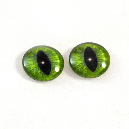 Dark lime green cat dragon - green,