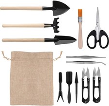 13 Pcs Garden Tool Flax Bag