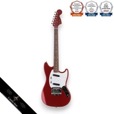 Fender Classic 70s Mustang Electric Guitar Candy Apple Red SN JD15004048
