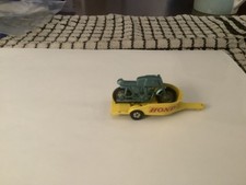 Matchbox Series No38 Honda Motorcycle Vintage with Trailer. Great Condition
