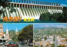 c19141 Hume Weir Dean Street Albury New South Wales Australia  postcard