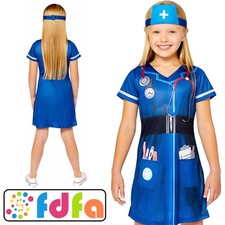 Amscan Eco Sustainable Nurse Kids Childs Girls Fancy Dress Costume
