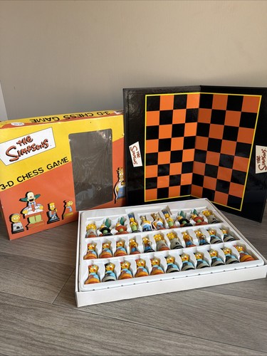 The simpsons chess set - 3-d,
