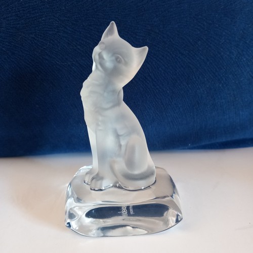 Goebel crystal cat sitting - goebel,