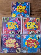 Pop Party CDs Bundle 1, 2, 3,4 & 5 (Including Karaoke Disc's)