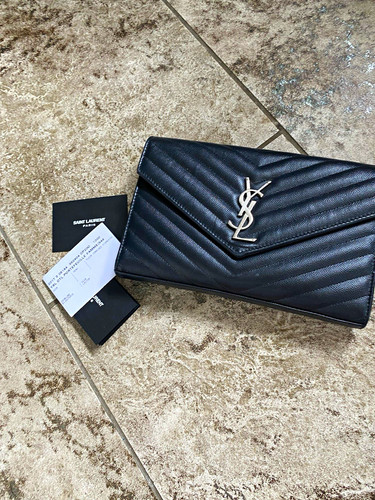 Saint laurent black - black, leather