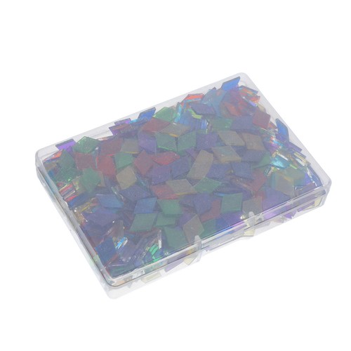 580 pcs rhombus glass - pcs, plastic