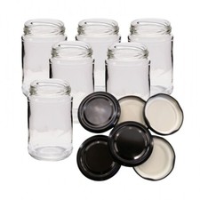 Glass Jam Jars 1lb 380ml Round