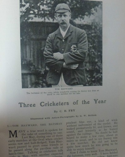 Old 1906 cricket article b - article, c