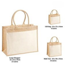 Jute Gift Bag Tote Shopper