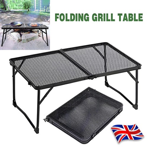 Folding camping table - camping, metal