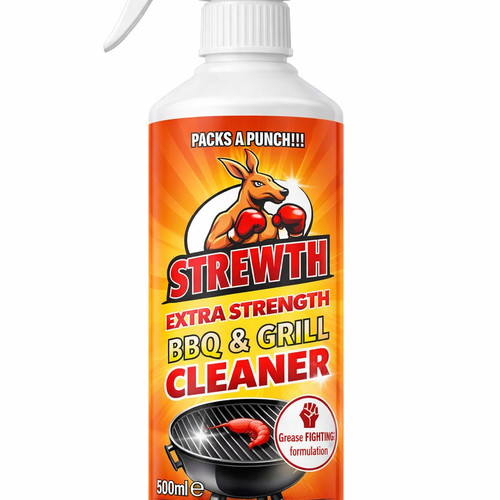 Bbq grill oven cleaner spray - &,