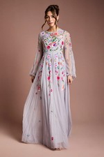 Coast Lilac Maxi Dress Womens