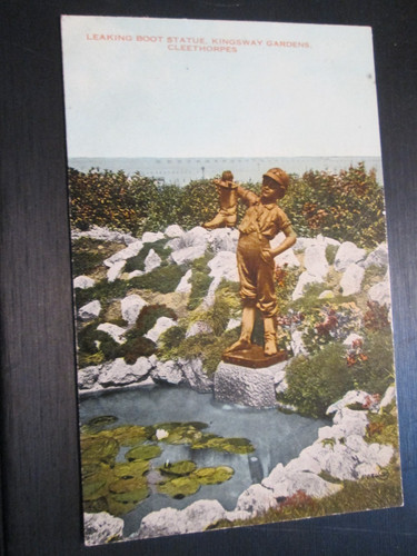 Postcard cleethorpes leaking - cleethorpes,,