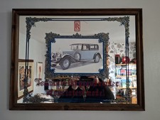 large Rolls Royce Advertising Mirror 65 X 51cm