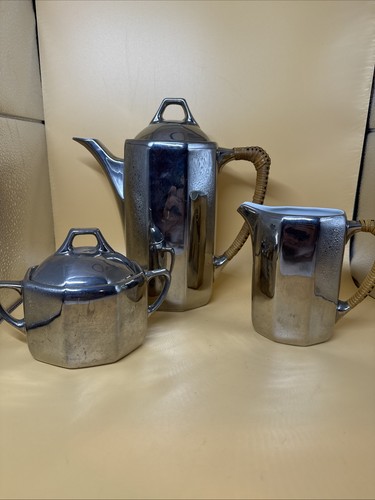 German silver plated porcelain - german,