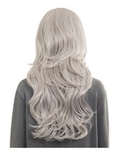 Koko Wig Wavy Half Head 3/4 Wig 28" Long Layered Hair Thick Natural Hairpiece