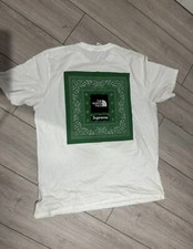 Supreme X The North Face Bandana Green T-shirt