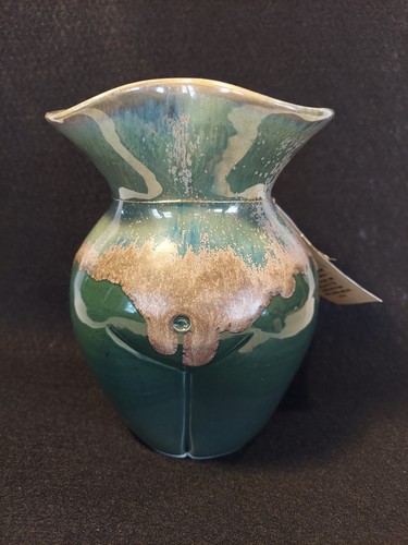 Hand thrown pottery - hand, vase