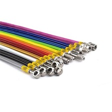 HEL PERFORMANCE CITROEN AX C3 DS3 DS4 SAXO FRONT BRAIDED BRAKE LINES HOSE PIPES