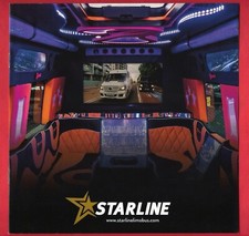 Advertising Brochure - Starline Limo Bus - Mercedes 16 seater Limousines - 2015