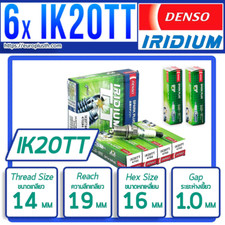 6x DENSO IK20TT IRIDIUM TT
