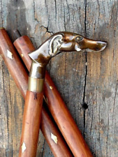 Antique Brass Greyhound Dog