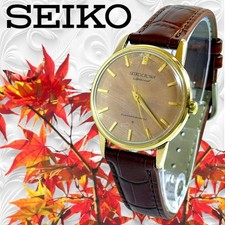 Rare Seiko Crown 14k Watch