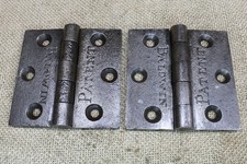 2 Old Door Hinges 3 X 3”