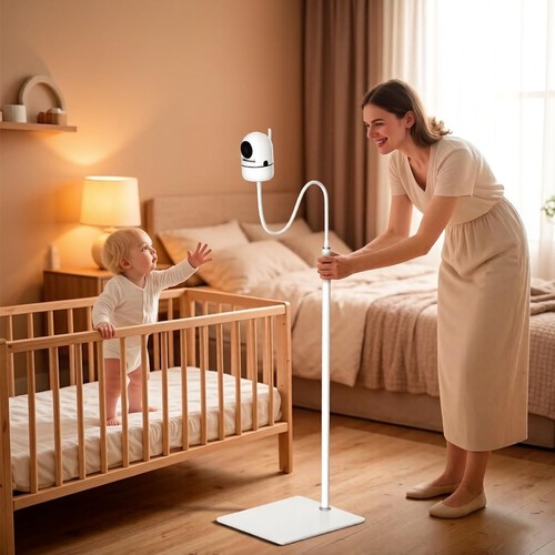 Baby monitor mount - baby, floor