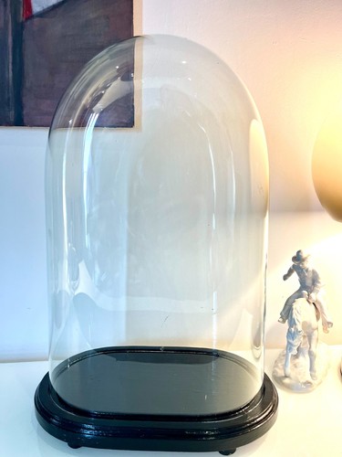 Tall antique glass dome - dome, with