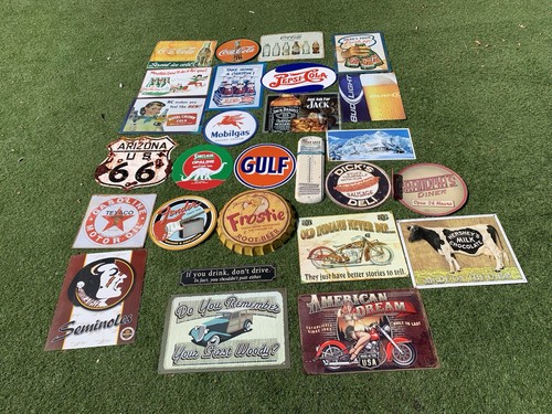 Tin signs americana - -,