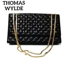 THOMAS WYLDE Skull Studs Black