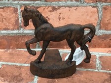 Rustic Metal Horse Doorstop