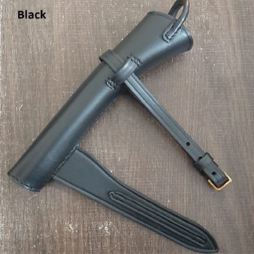 Real leather horn - real, case
