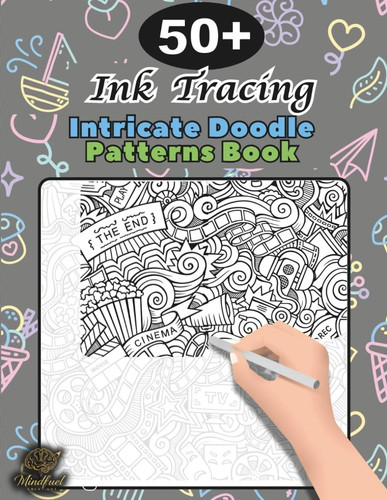 Ink tracing doodle - ink,