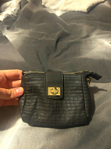 Atmosphere black faux leather - black,