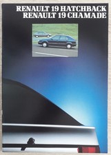 Renault 19 Range Brochure 1991