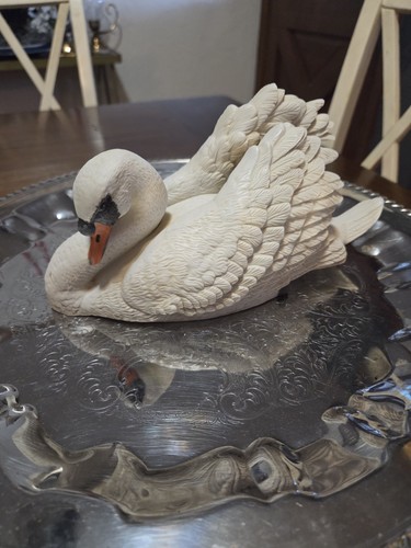 Vintage 1985 ceramic swan - 1985,