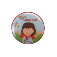 Rainbows Olivia Metal Badge- Girl Guiding
