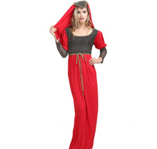 Ladies Tudor Juliet Medieval Queen Princess Cosplay Fancy Dress Costume