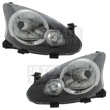 Headlights Fits Toyota Aygo Hatchback 2005-2015 Headlamps Drivers & Passenger