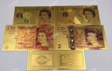 Full set of gold foil bank