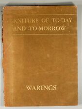 Furniture of To-day and To-morrow Waring and Gillow Chermayeff Art Deco 1935 cat