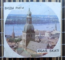 USSR Vintage Coffee Coasters. Old Riga Views. Set of 10. Soviet Latvia
